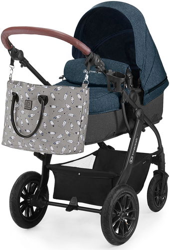 Kinderkraft 3-in-1 XMOOV 2020 Denim - Baby Buggy