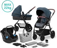 Kinderkraft 3-in-1 XMOOV 2020 Denim - Baby Buggy