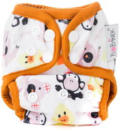 Bobánek Newborn extra soft top panties with snaps - Animals - Nappies