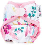 Bobánek Newborn Top Velcro Panties - Pink Flowers - Nappies