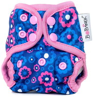 Bobánek Newborn Top Panties with Snaps - Blue Flowers - Nappies