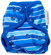 Bobánek Newborn Top Panties with Snaps - Blue Stripes - Nappies