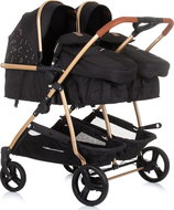 CHIPOLINO Stroller for twins/preemies - Duo Smart Ebony - Baby Buggy