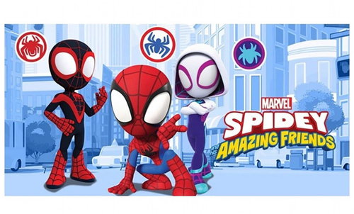 Carbotex Towel Spidey Little Heroes 70 × 140 cm - Children's Bath Towel - Main image