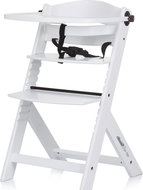 Chipolino Tip Top 2in1, wooden, White Wood - High Chair