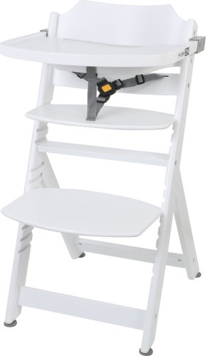 FreeON Wooden dining chair Moon, white - High Chair - Main image