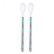 Saro Baby Spoons Ultra Long 2pcs Red/Blue - Baby Spoon
