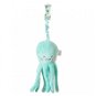 Pushchair Toy Saro Baby octopus with clip Happy Sea Mint - Hračka na kočárek