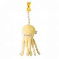Saro Baby octopus with clip Happy Sea Yellow - Pushchair Toy