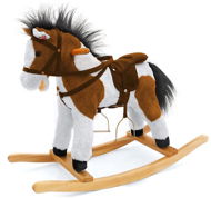 Rocking horse with melody Jurášek dark brown - Rocker