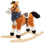Rocking horse with melody and scarf Lightning - Rocker