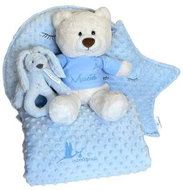 BEBEDEPARIS Výbavička Klidný spánek - modrá - Baby Health Check Kit