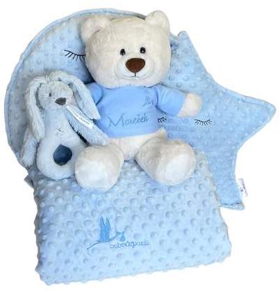 BEBEDEPARIS Výbavička Klidný spánek - modrá - Baby Health Check Kit - Main image