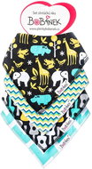 Bobánek Set of 4 pieces Safari droolers - Bib