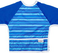 Bobanek Bib Long Sleeve Blue Stripes - Bib