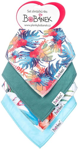 Bobánek Set of 4 pieces Exotika - Bib - Main image