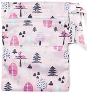 Bobánek Waterproof bag mini Pink forest - Nappy Bags