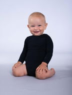 Bobánek Body dlouhý rukáv Černá  - Body pro miminko