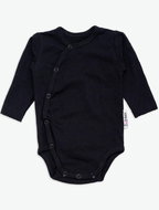 Bobanek Long sleeve body Black 80 - Bodysuit for Babies