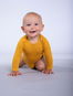 Bobanek Long sleeve body Mustard - Bodysuit for Babies