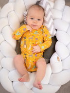 Long sleeve body Yellow animals 74 - Bodysuit for Babies
