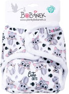 Bobánek Svrchňáčky extra jemné patentky, Cute cats - Nappies