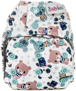 Bobánek AIO plena pro novorozence patentky, Medvídci v triku - Cloth Nappies