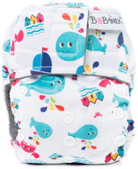 Bobánek AIO plena pro novorozence suchý zip, U moře - Cloth Nappies
