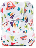 Bobánek AIO plena Premium suchý zip, Autíčko - Nappies