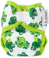 Bobánek Svrchňáčky pro novorozence suchý zip, Veselé žabky - Nappies