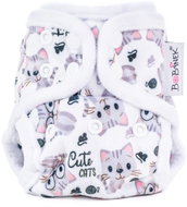 Bobánek Svrchňáčky pro novorozence extra jemné patentky, Cute cats - Nappies