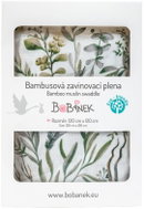 Bobánek Bambusová zavinovací plena Digitisk, 120 × 120 cm, Rostliny - Cloth Nappies