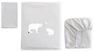 Bonjourbébé 3-piece cotton crib set 80 × 50 cm Polaris Grey - Bed Linen