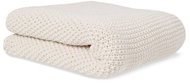 Bonjourbébé Baby knitted blanket organic cotton 70 × 90 cm, beige - Blanket