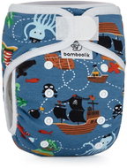Bamboolik Biocotton panty nappy with insert - pirates, velcro - Nappies