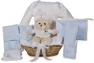 Lovely gift basket - blue - Baby Health Check Kit