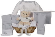 Lovely gift basket - grey - Baby Health Check Kit