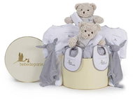 Gift set for twins - grey - Baby Health Check Kit