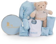 My bib with embroidery - blue - Baby Health Check Kit