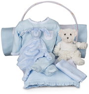 Serenity gift basket - blue - Baby Health Check Kit
