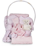 Perfect Serenity Gift Basket - Pink - Baby Health Check Kit