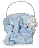 Perfect gift basket Serenity - blue - Baby Health Check Kit