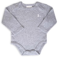 Children's coloured body - grey - Bodysuit for Babies