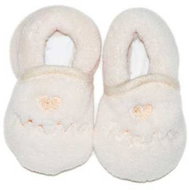 BEBEDEPARIS Béžové papuče pro miminko - Baby Booties