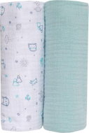BUBABA Muslin diapers 2 pcs mint - Cloth Nappies