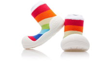 ATTIPAS RainBow White size. M - Baby Booties