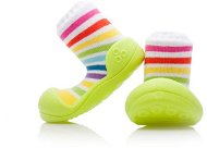 ATTIPAS RainBow Green Size XL - Baby Booties