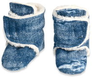 Baby - Smile Socks - jeans with lamb 6-9 months - Baby Booties