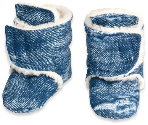 Baby - Smile Socks - jeans with lamb 9-12 months - Baby Booties - Main image