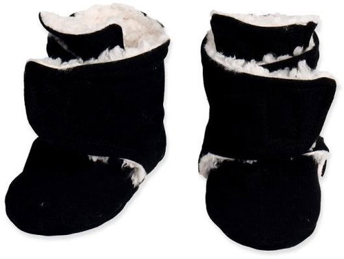 Baby - Smile Basic Socks - black with lamb 9-12 months - Baby Booties - Main image